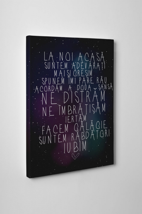 Tablou canvas : La noi acasa [2]