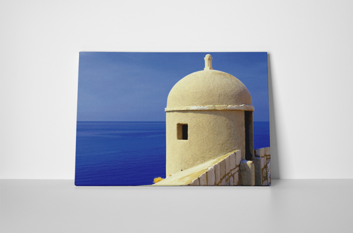 Tablou canvas : Zid pe malul marii [2]