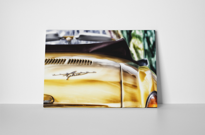 Tablou canvas : Masinuta galbena [2]