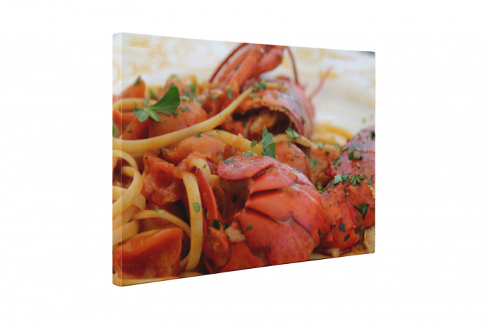 Tablou canvas : Spaghette cu creveti [5]