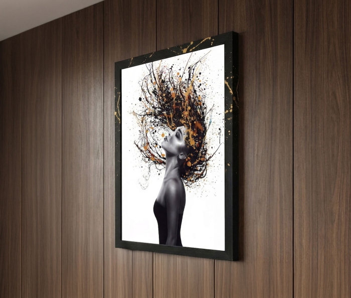 Tablou canvas - Vis cu Fir de Aur - 35x45cm [2]
