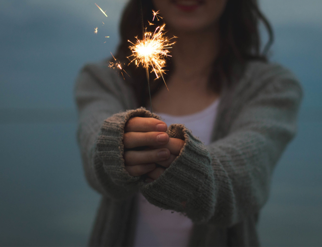 Tablou canvas : Sparkler [4]