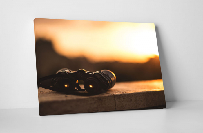 Tablou canvas : Binoclu la apus de soare [1]