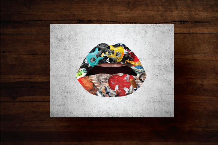 Tablou canvas : Graffiti Libs [2]