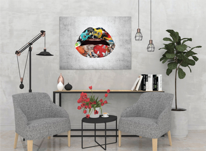 Tablou canvas : Graffiti Libs [3]