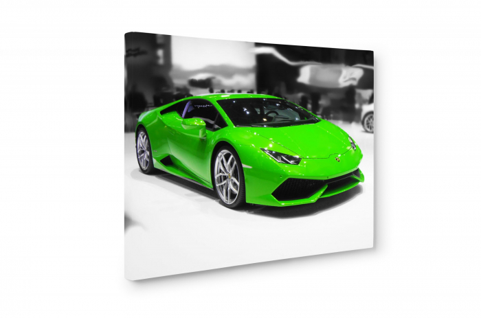 Tablou canvas : Lamborghini verde [5]