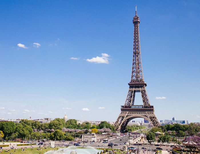 Tablou canvas : Parc langa Turnul Eiffel [4]
