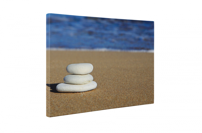 Tablou canvas : Pietris alb [5]