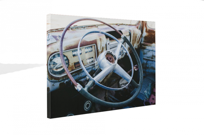 Tablou canvas : Interior masina veche [5]