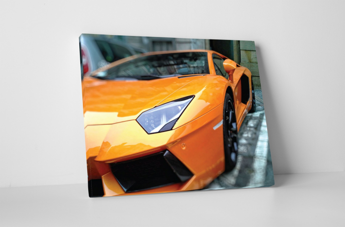 Tablou canvas : Lamborghini portocaliu [1]