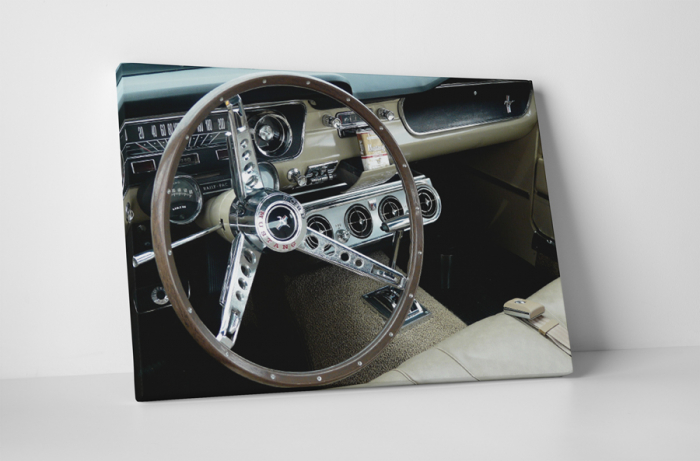 Tablou canvas : Volan Mustang [1]