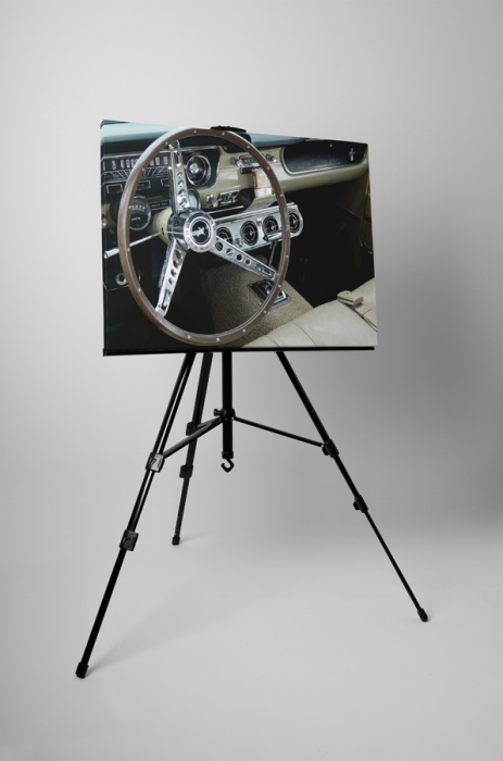 Tablou canvas : Volan Mustang [3]