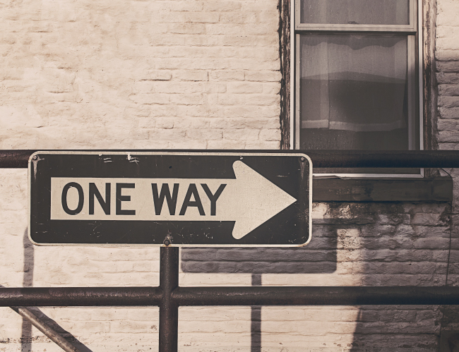 Tablou canvas : One way [4]