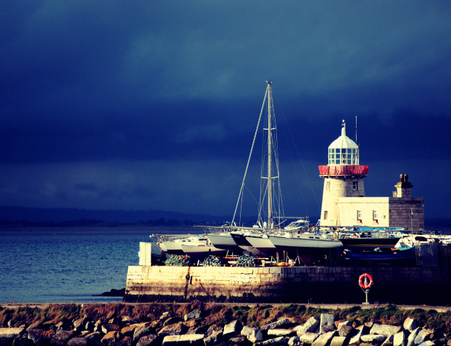 Tablou canvas : Port pe malul marii [4]