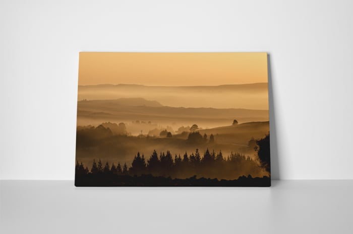 Tablou canvas : Dealuri invelite in ceata [2]