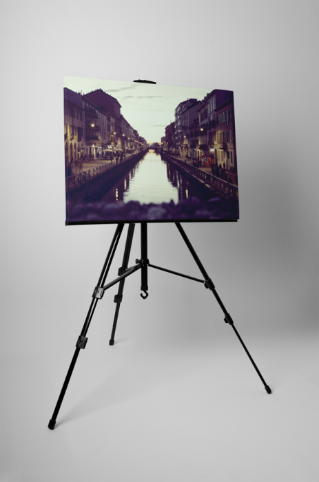 Tablou canvas : Case pe malul raului [3]