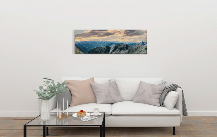 Tablou canvas panoramic - Mountainous region [2]