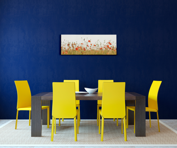 Tablou canvas panoramic - Poppies [2]