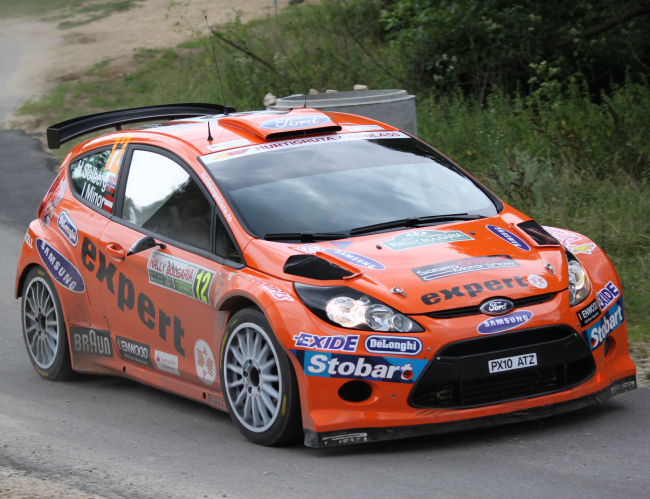 Tablou canvas : Masina raliu Ford Fiesta [4]