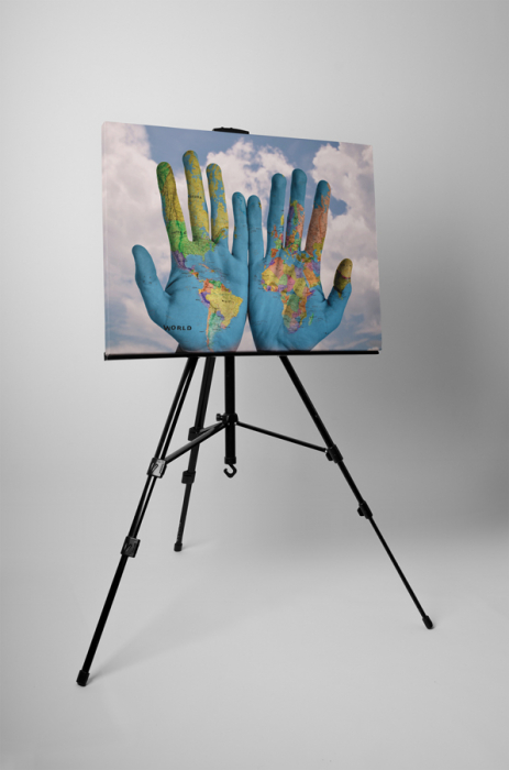 Tablou canvas : Viata in mainile tale [3]