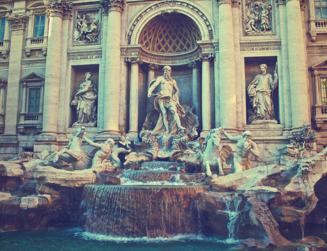 Tablou canvas : Fontana di Trevi [4]