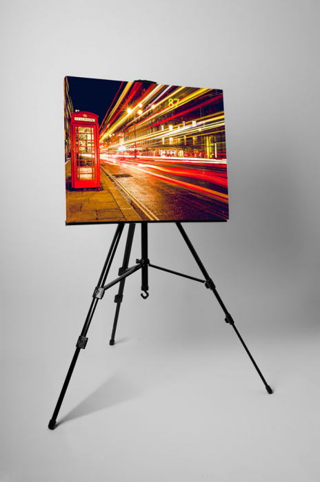 Tablou canvas : Blur de autobuz din Londra [3]
