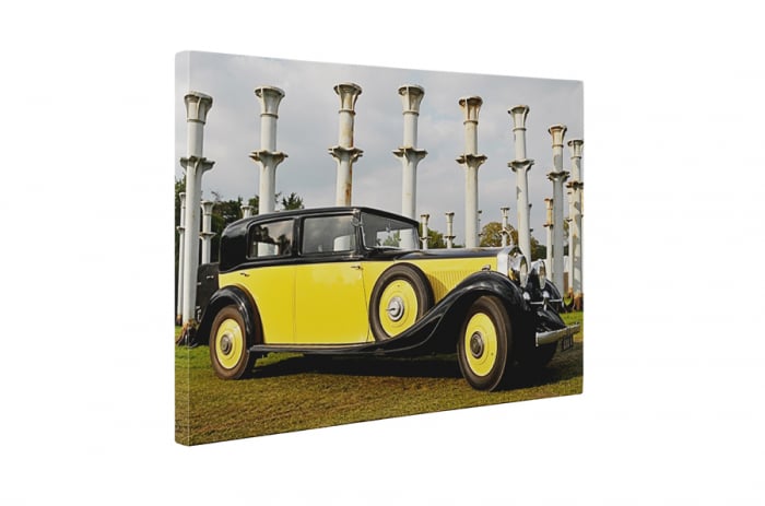 Tablou canvas : Galben si negru [5]