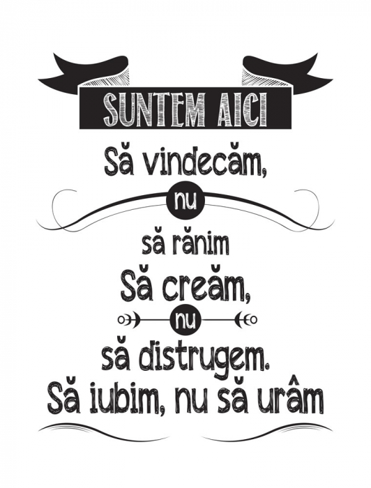 Tablou canvas : Suntem aici [4]
