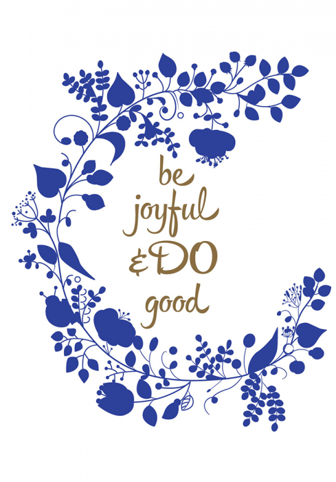 Tablou canvas : Be joyful [4]