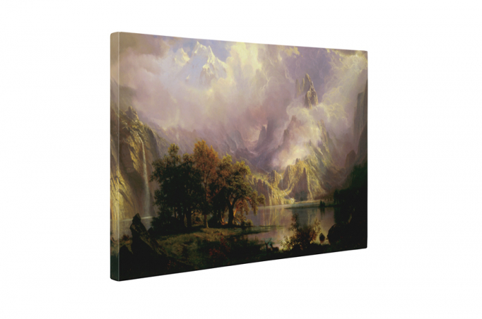 Tablou canvas : Rocky Mountain - Albert Bierstadt [5]