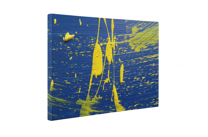 Tablou canvas : Vopsea galbena [5]