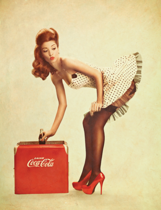 Tablou canvas : Pin-up Girl [4]