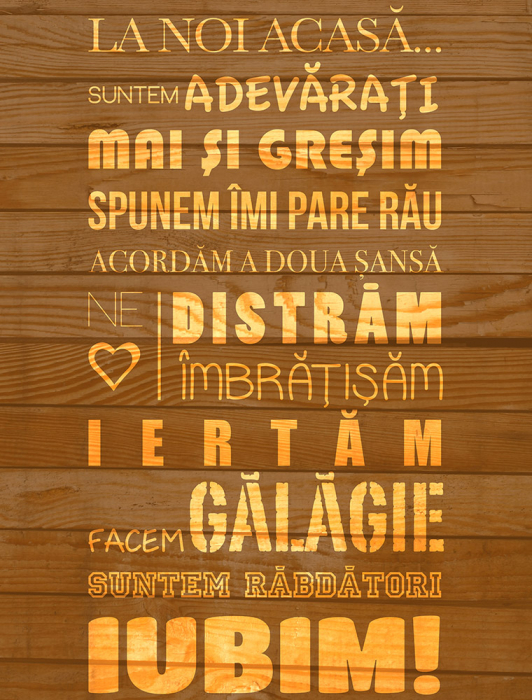 Tablou canvas : Caminul nostru [2]