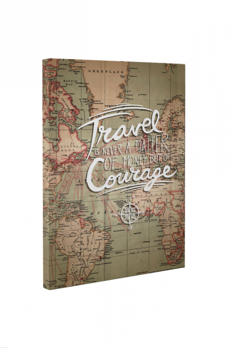 Tablou canvas : Travel and courage - 60x80cm [5]