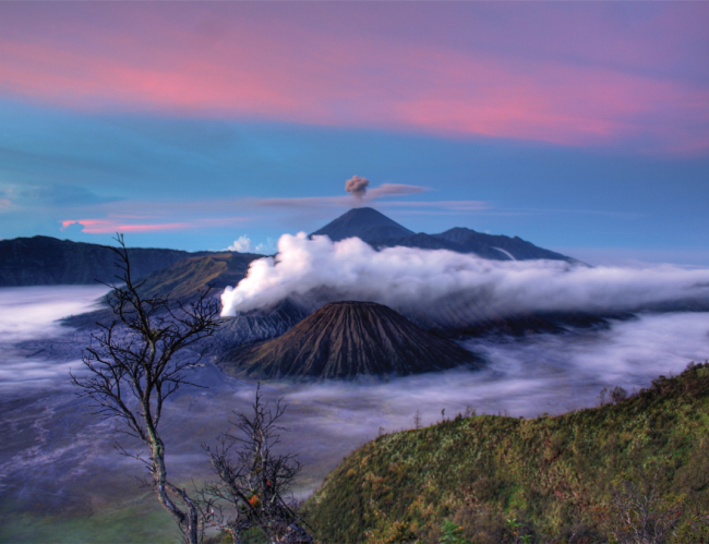 Tablou canvas : Vulcanul Semeru [4]