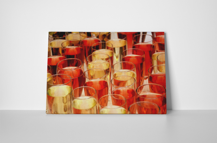Tablou canvas : Sampanie servita [2]