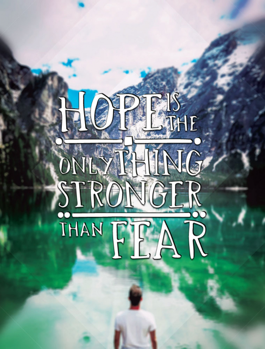 Tablou canvas : Hope is the Only Thing [4]