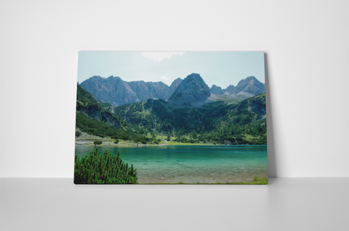 Tablou canvas : Lac intre munti [2]
