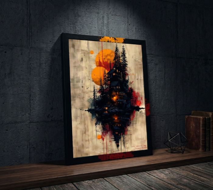 Tablou canvas - Simfonie Plutitoare - 35x45cm [2]