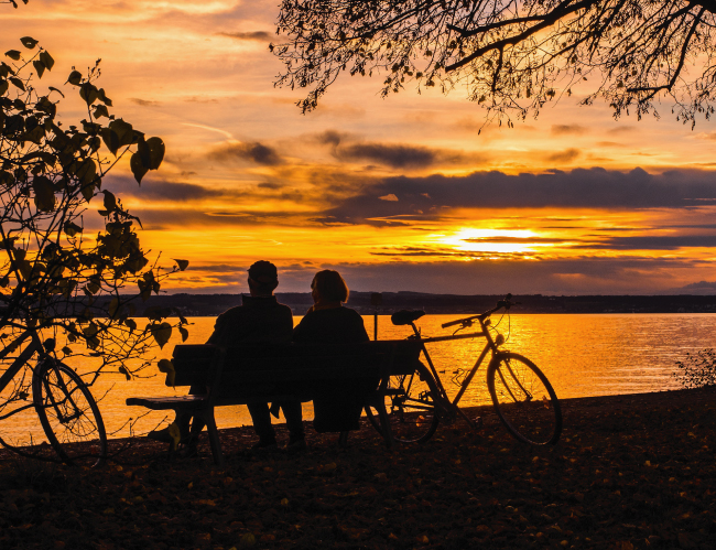 Tablou canvas : Sunset in love [4]