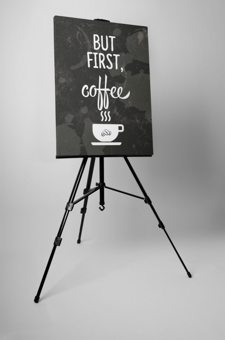 Tablou canvas : But first [3]