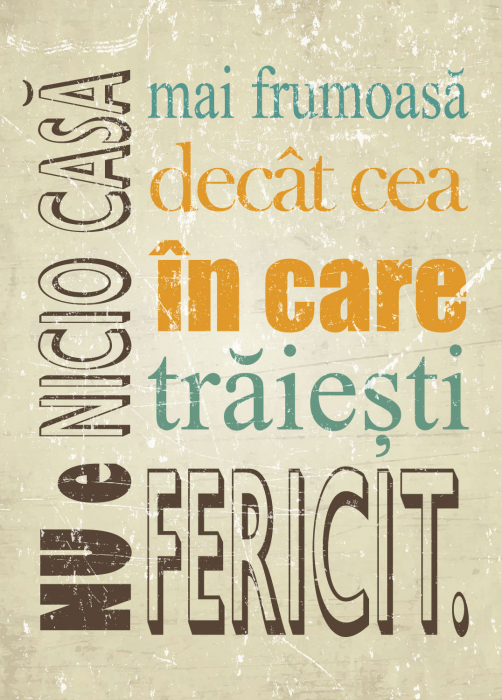 Tablou canvas : Nicio casa [4]