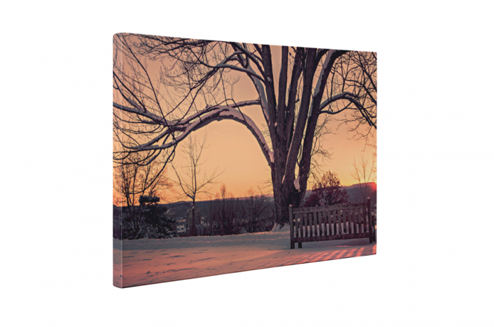 Tablou canvas : Apus de soare iarna [5]