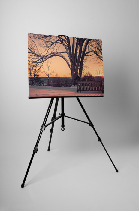 Tablou canvas : Apus de soare iarna [3]