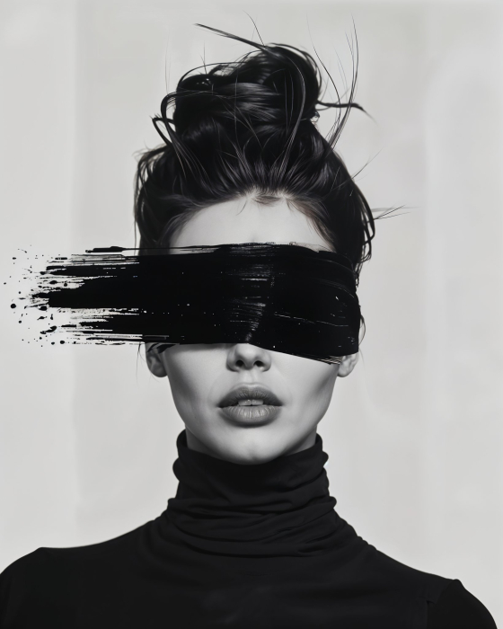 Tablou canvas - Diamant Negru - 35x45cm [3]