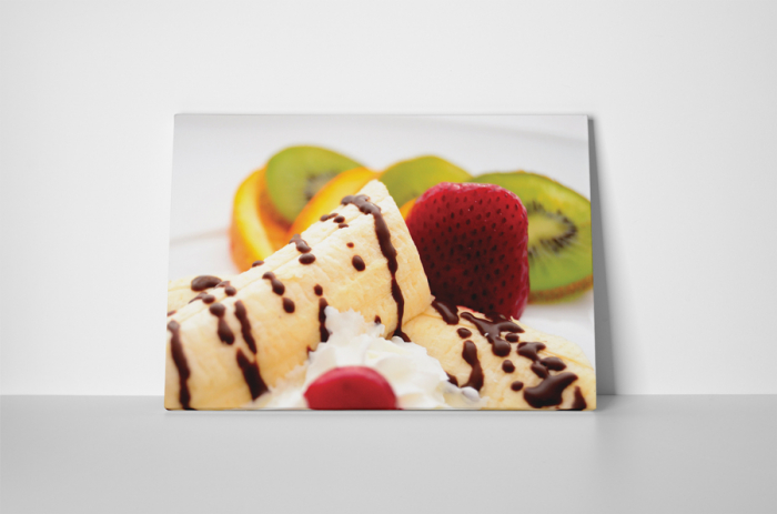 Tablou canvas : Desert cu banane [2]