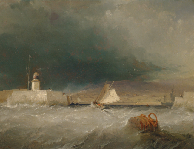 Tablou canvas : Furtuna pe malul marii [4]