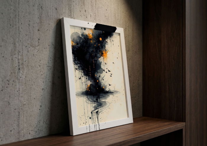 Tablou canvas - Lumina în Necunoscut - 35x45cm [2]