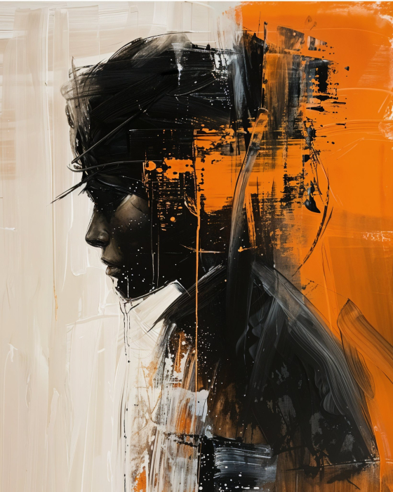 Tablou canvas - Forța Privirii - 35x45cm [2]