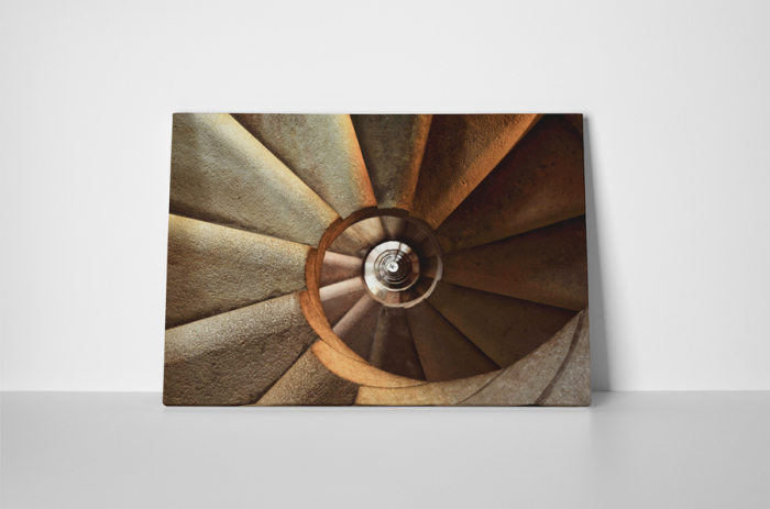 Tablou canvas : Scari in spirala [2]